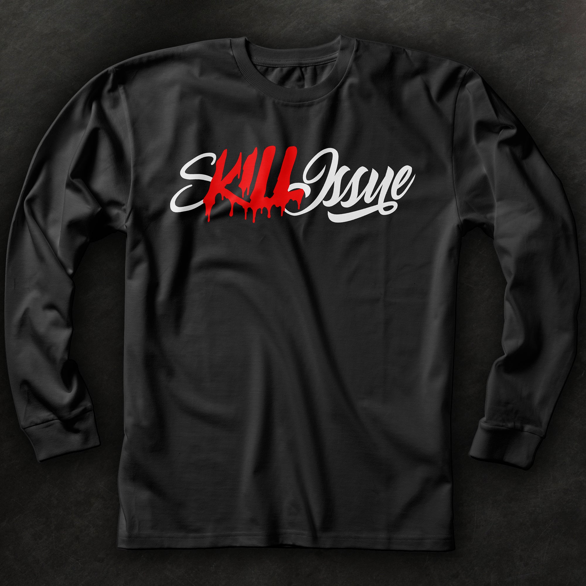 &quot;sKill issue&quot; Long Sleeve T-shirt